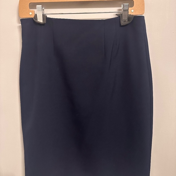 Veronica Beard Holmes Pencil Skirt Size 10 Navy - Picture 2 of 6